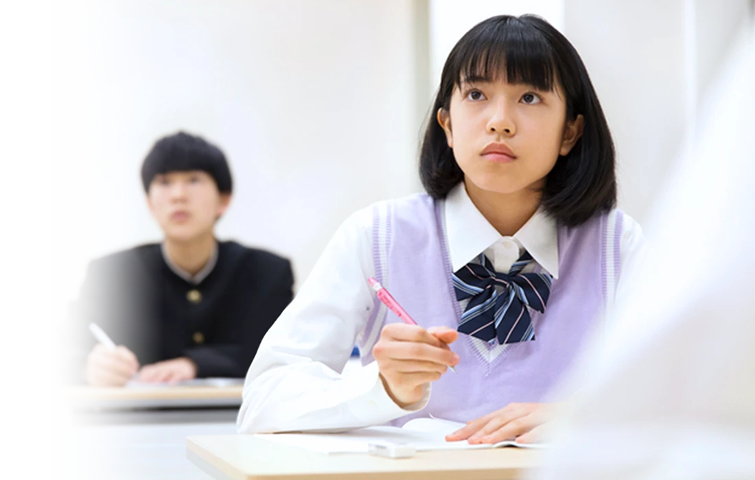 写真:中学生